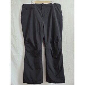 Obermeyer Women's Size 22 Black Insulated Waterproof Ski Snow Hiking Pants Plus